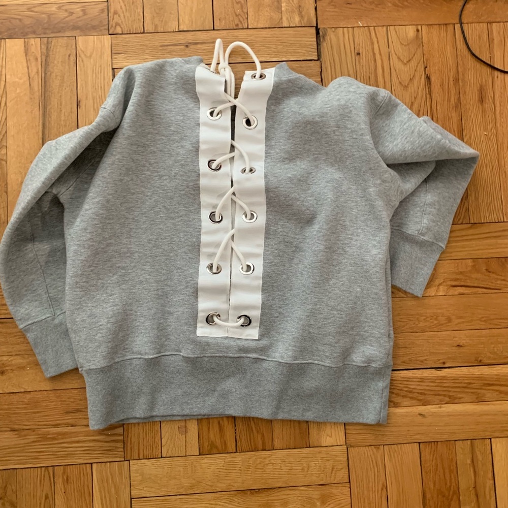 SACAI open back hoodie